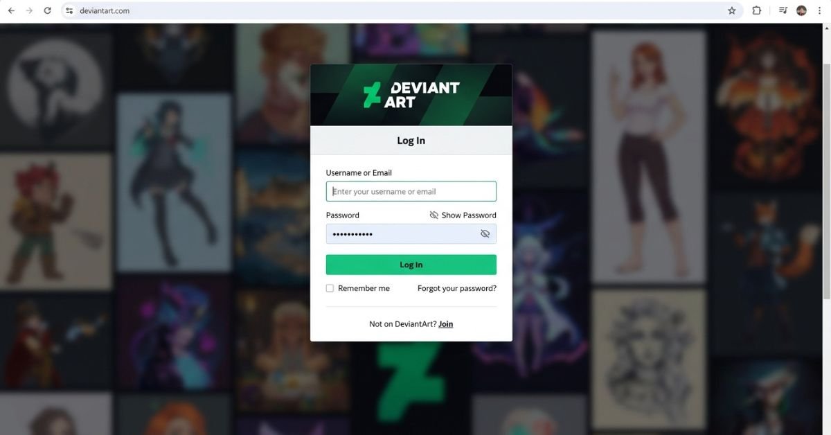 How to Log In to DeviantArt